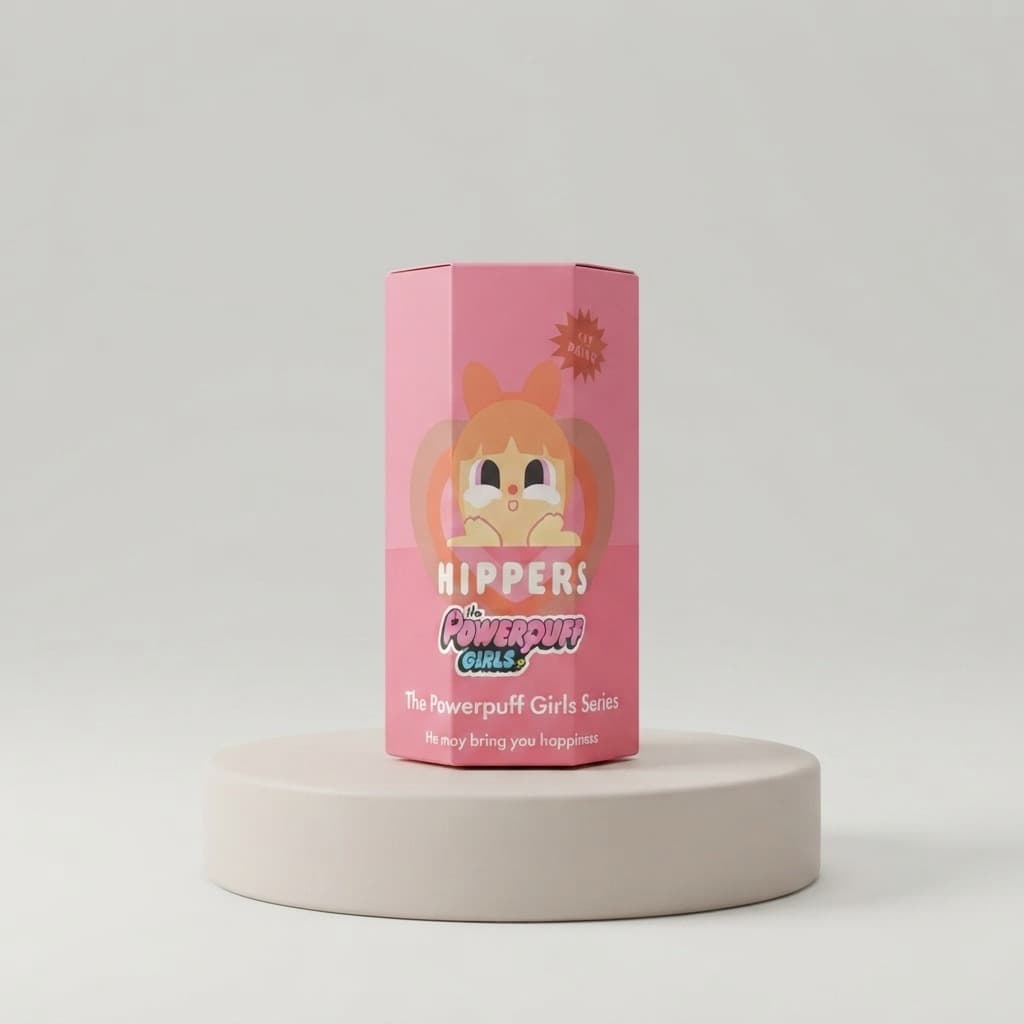 Sonny Angel Hippers The Powerpuff Girls Series pembe sürpriz kutu